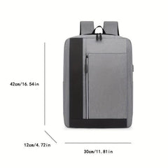 Large Capacity Laptop Backpack USB Charging Anti Theft School Travel Bag