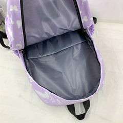 Colorful Butterfly Pattern Laptop Backpack Waterproof Travel Rucksack