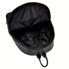 Casual Solid Backpack Argyle Pattern Quilted Travel Daypack Minimalist Bag