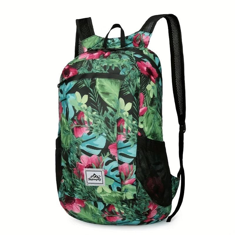 Colorful Folding Bag Waterproof Outdoor Backpack Lightweight Travel Sports