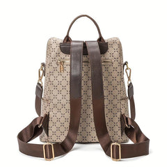 Casual Vintage Backpack Zipper Classic Rucksack Travel Daypack