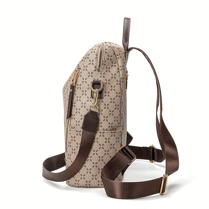 Casual Vintage Backpack Zipper Classic Rucksack Travel Daypack