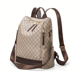 Casual Vintage Backpack Zipper Classic Rucksack Travel Daypack