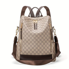 Casual Vintage Backpack Zipper Classic Rucksack Travel Daypack