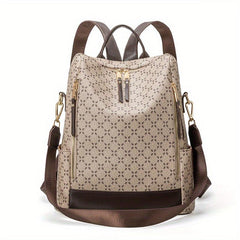 Casual Vintage Backpack Zipper Classic Rucksack Travel Daypack