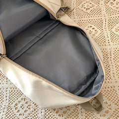 Large Capacity Preppy Backpack School Laptop BookBag