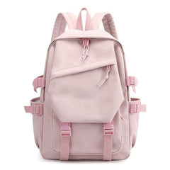 Preppy Zipper School Bag Minimalist Back To School Daypack