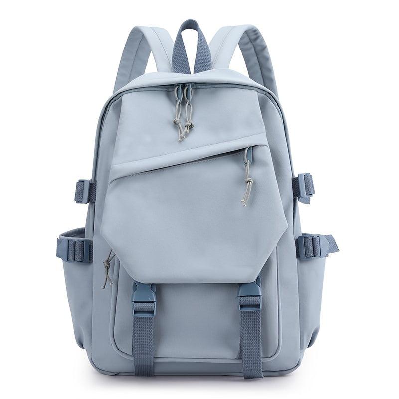 Preppy Zipper School Bag Minimalist Back To School Daypack