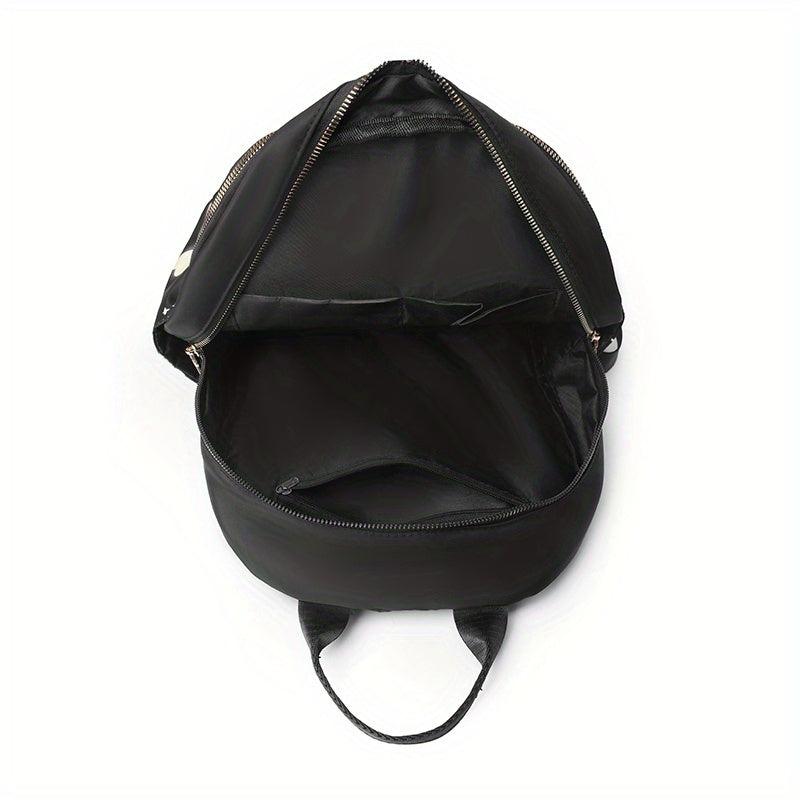 Heart Pattern Backpack Preppy Back To School Bag