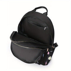 Heart Pattern Backpack Preppy Back To School Bag