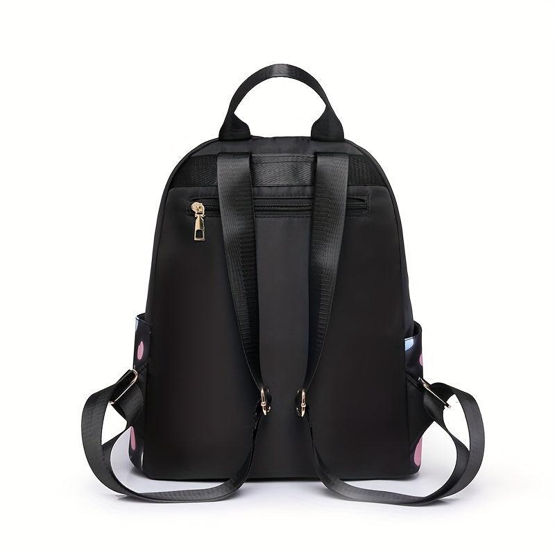 Heart Pattern Backpack Preppy Back To School Bag
