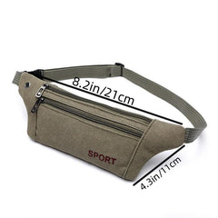 Minimalist Fanny Pack Outdoor Canvas Bag