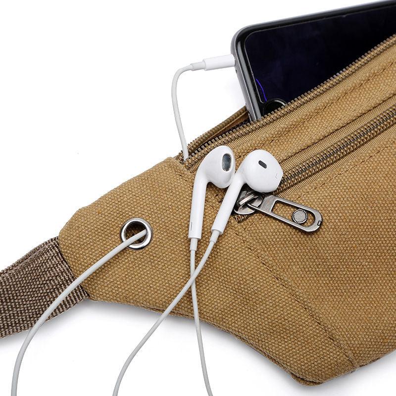 Minimalist Fanny Pack Outdoor Canvas Bag