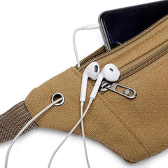 Minimalist Fanny Pack Outdoor Canvas Bag