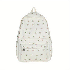 Flower Pattern Backpack Rucksack School Bag Travel Daypack