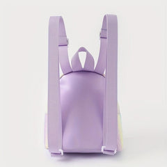 Gradient Backpack PU Leather Lightweight Shoulder Bag