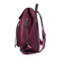 Small Drawstring Backpack with Buckle Decor Flap
