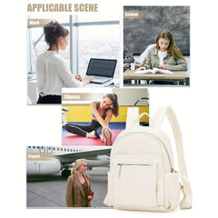 Large Capacity Preppy Backpack College Back To School Daypack