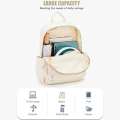 Large Capacity Preppy Backpack College Back To School Daypack