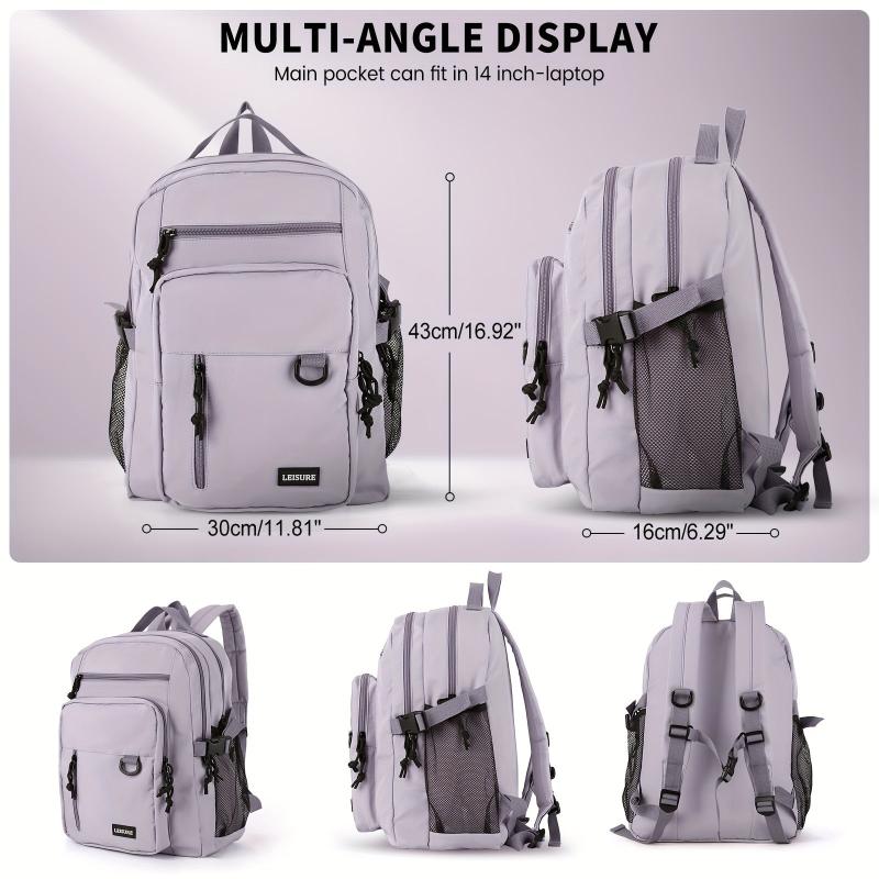 Large Capacity Preppy Backpack for Students Teens Girls