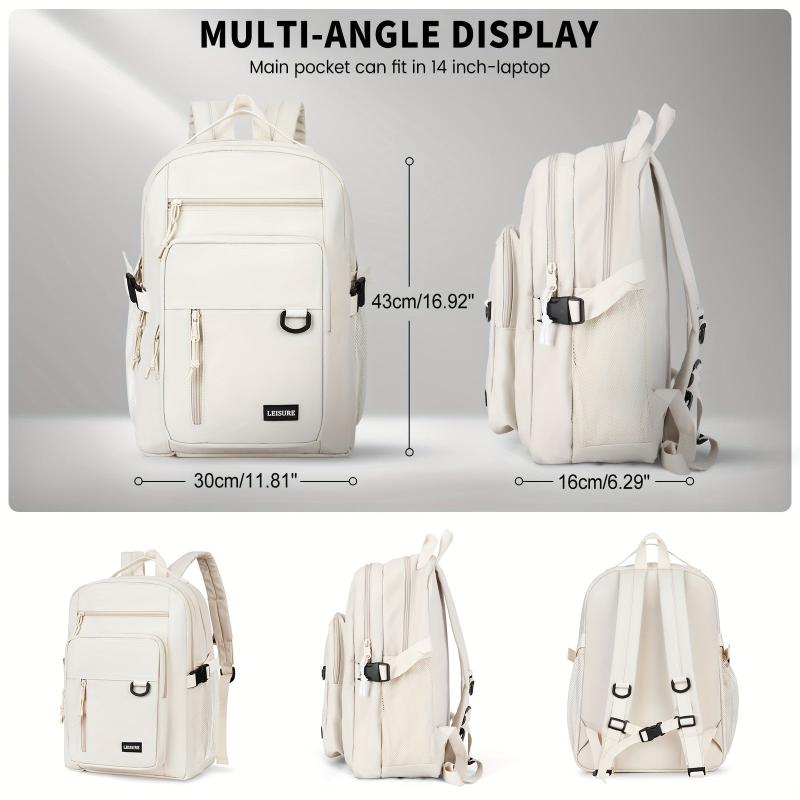Large Capacity Preppy Backpack for Students Teens Girls