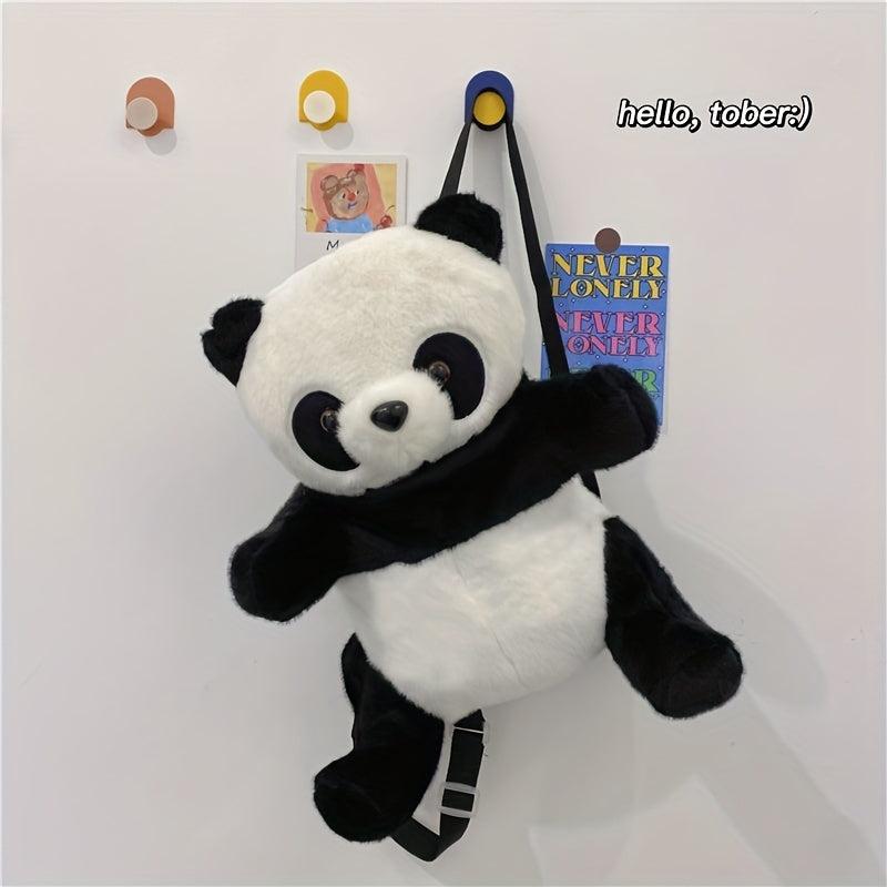 Panda Plush Backpack Stuffed Animal Schoolbag for Kids