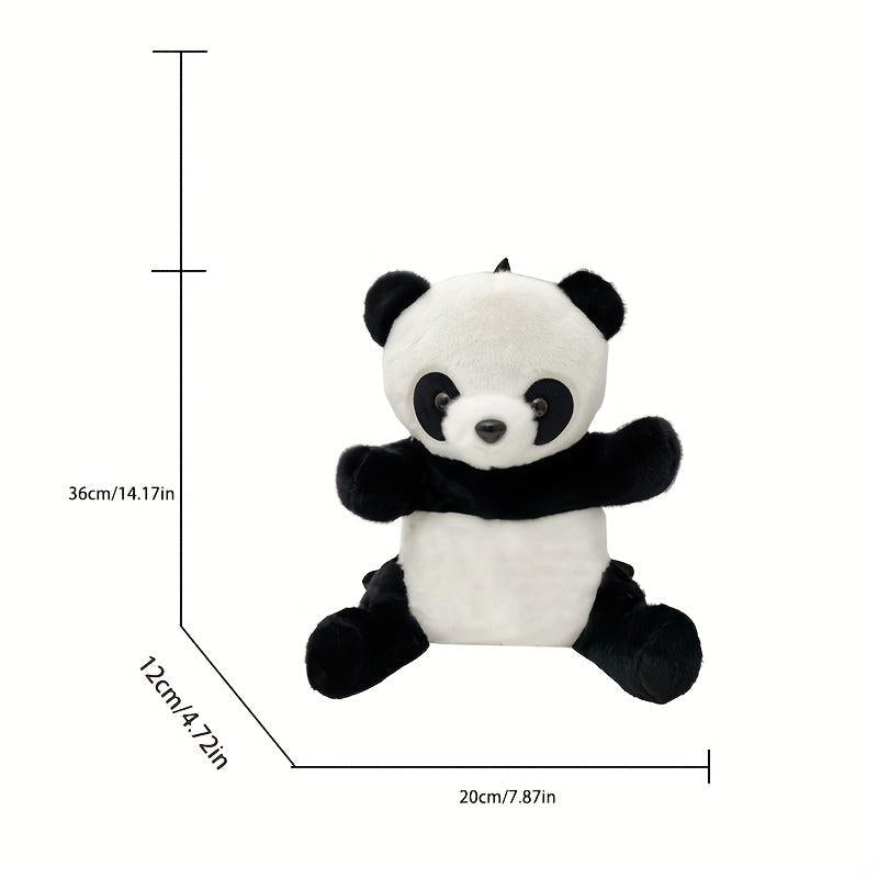 Panda Plush Backpack Stuffed Animal Schoolbag for Kids