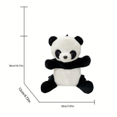 Panda Plush Backpack Stuffed Animal Schoolbag for Kids