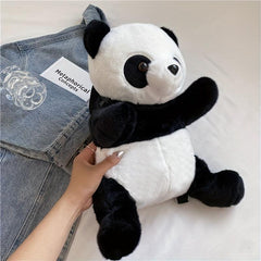 Panda Plush Backpack Stuffed Animal Schoolbag for Kids