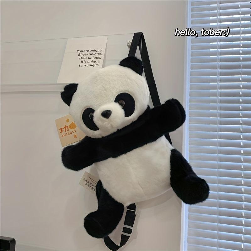 Panda Plush Backpack Stuffed Animal Schoolbag for Kids