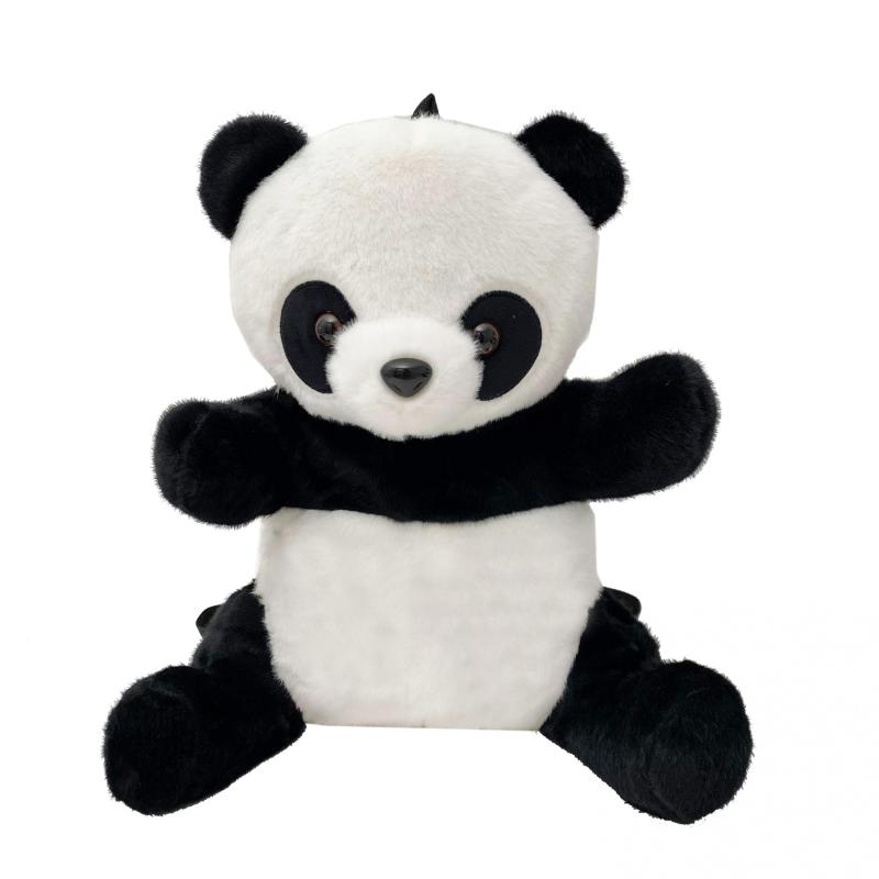 Panda Plush Backpack Stuffed Animal Schoolbag for Kids
