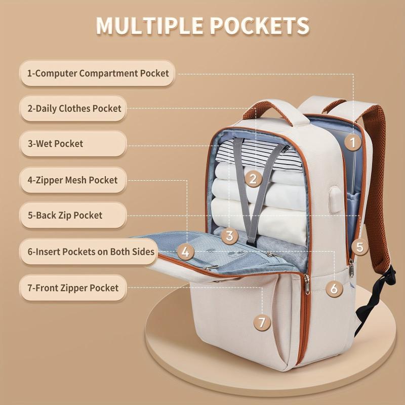 Heavy Duty Travel Backpack Large Capacity Waterproof Daypack