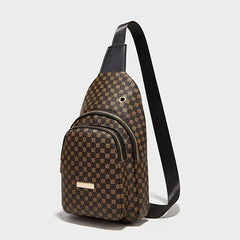 Leopard Pattern Sling Bag PU Leather Crossbody Bag