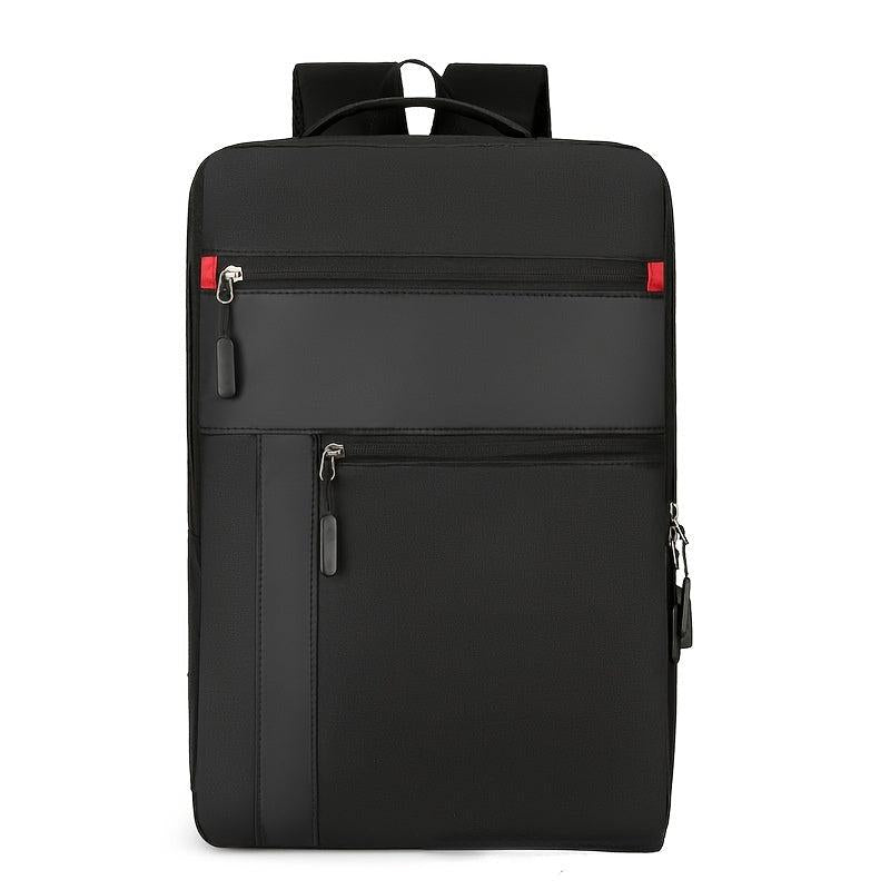 Casual Large Laptop Storage Backpack Colorblock Business Trip Daypack