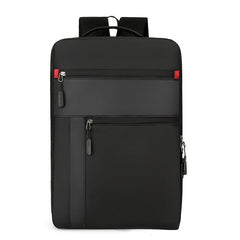 Casual Large Laptop Storage Backpack Colorblock Business Trip Daypack