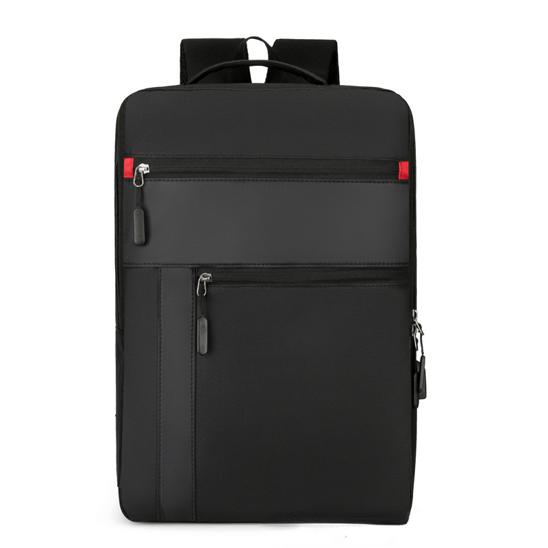Casual Large Laptop Storage Backpack Colorblock Business Trip Daypack
