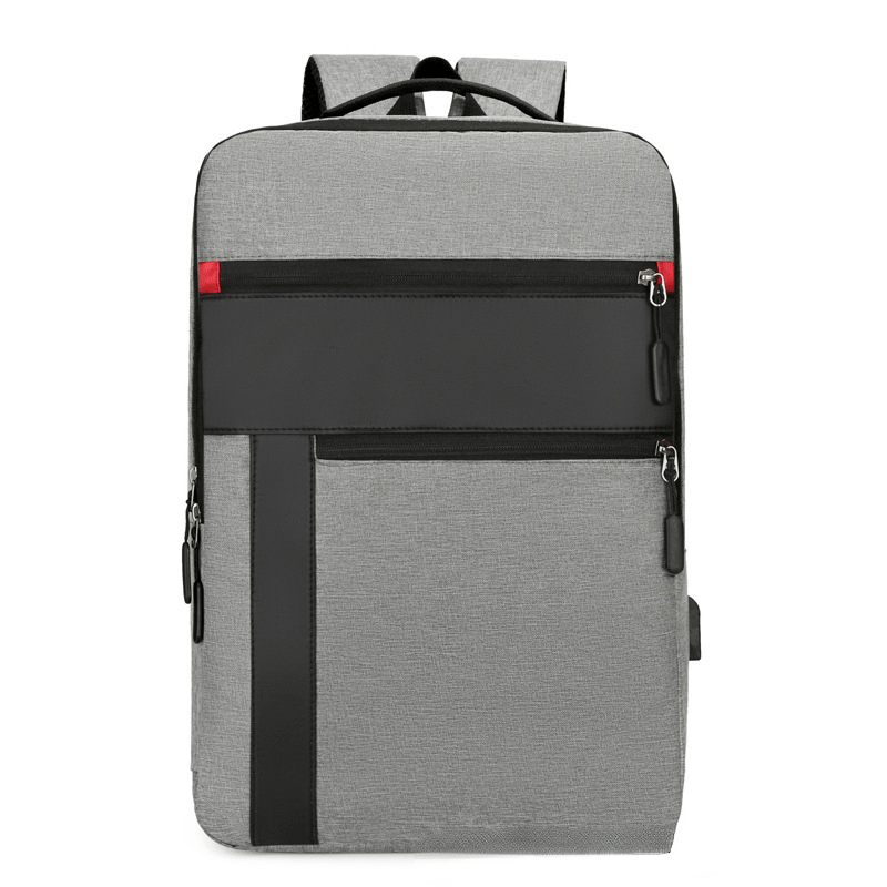 Casual Large Laptop Storage Backpack Colorblock Business Trip Daypack