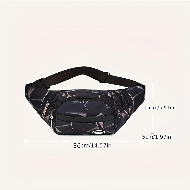 Waterproof Large Capacity Sports Waist Bag Casual Shoulder Chest Travel Bag