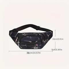 Waterproof Large Capacity Sports Waist Bag Casual Shoulder Chest Travel Bag