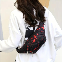 Waterproof Large Capacity Sports Waist Bag Casual Shoulder Chest Travel Bag