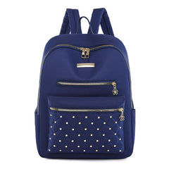 Quilted Large Capacity Backpack for Students & Women