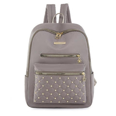 Quilted Large Capacity Backpack for Students & Women