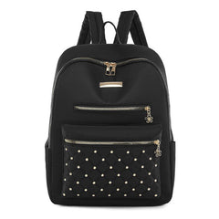 Quilted Large Capacity Backpack for Students & Women