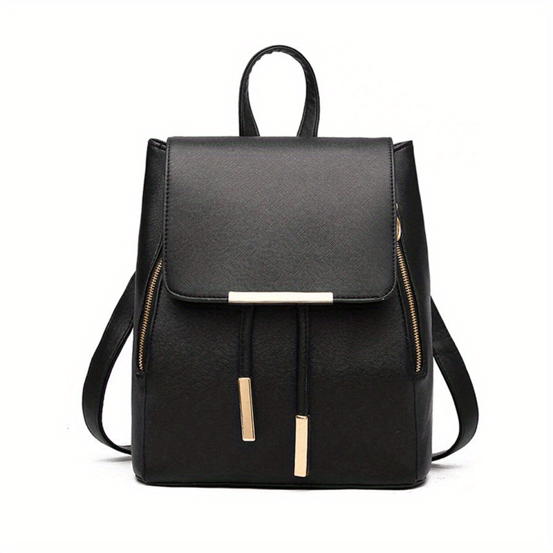 Classic Flap Backpack Purse Anti Theft Preppy School Bag Women's All Match