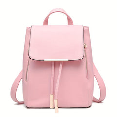 Classic Flap Backpack Purse Anti Theft Preppy School Bag Women's All Match