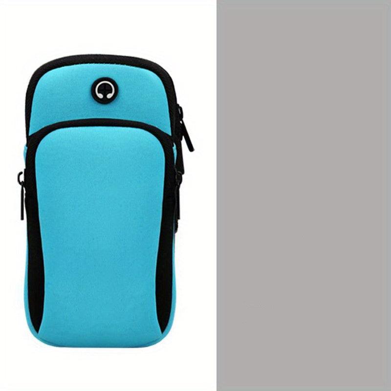 Waterproof Running Arm Bag with Zipper, Unisex Phone Storage for Outdoor Sports