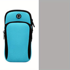 Waterproof Running Arm Bag with Zipper, Unisex Phone Storage for Outdoor Sports