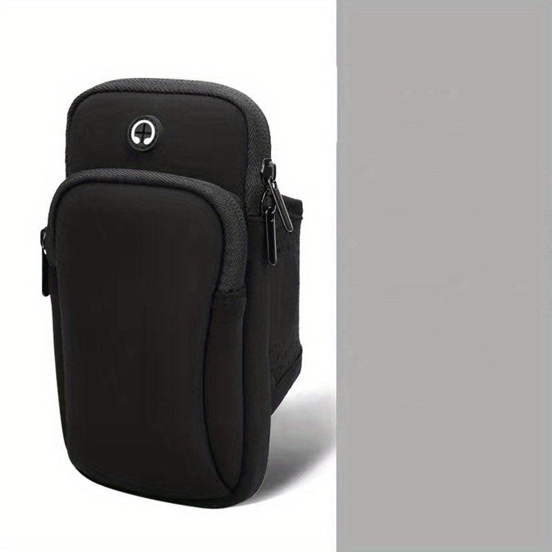 Waterproof Running Arm Bag with Zipper, Unisex Phone Storage for Outdoor Sports