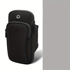 Waterproof Running Arm Bag with Zipper, Unisex Phone Storage for Outdoor Sports