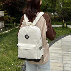 Large Capacity Preppy Backpack School Laptop BookBag